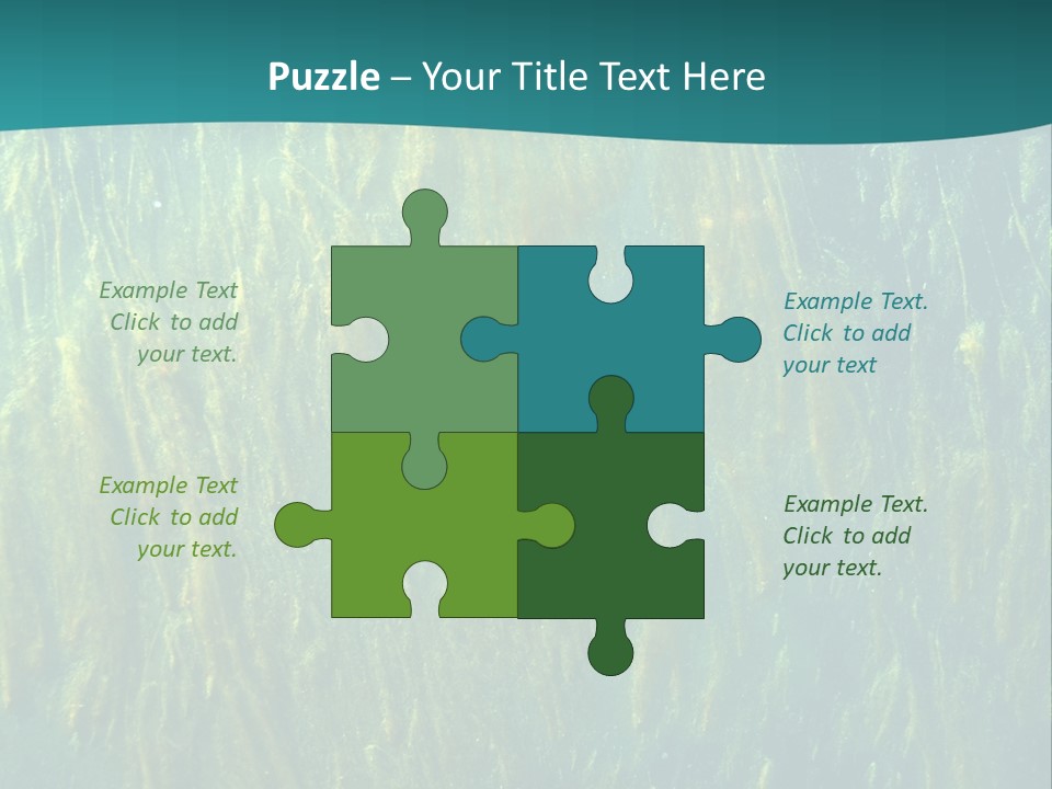 Algae Life Plant PowerPoint Template