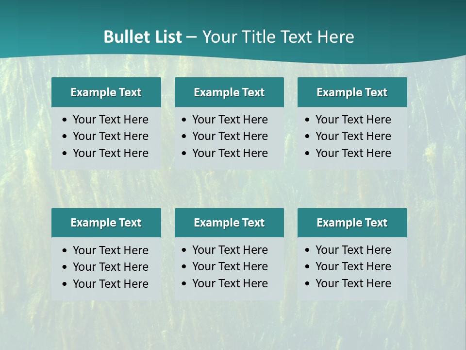 Algae Life Plant PowerPoint Template