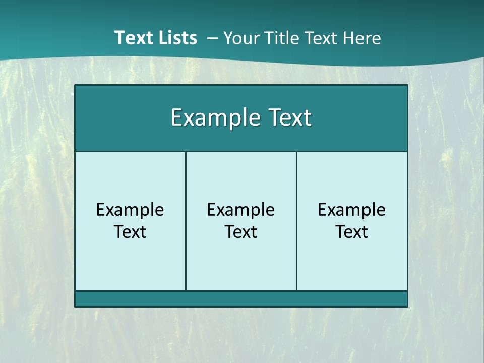 Algae Life Plant PowerPoint Template