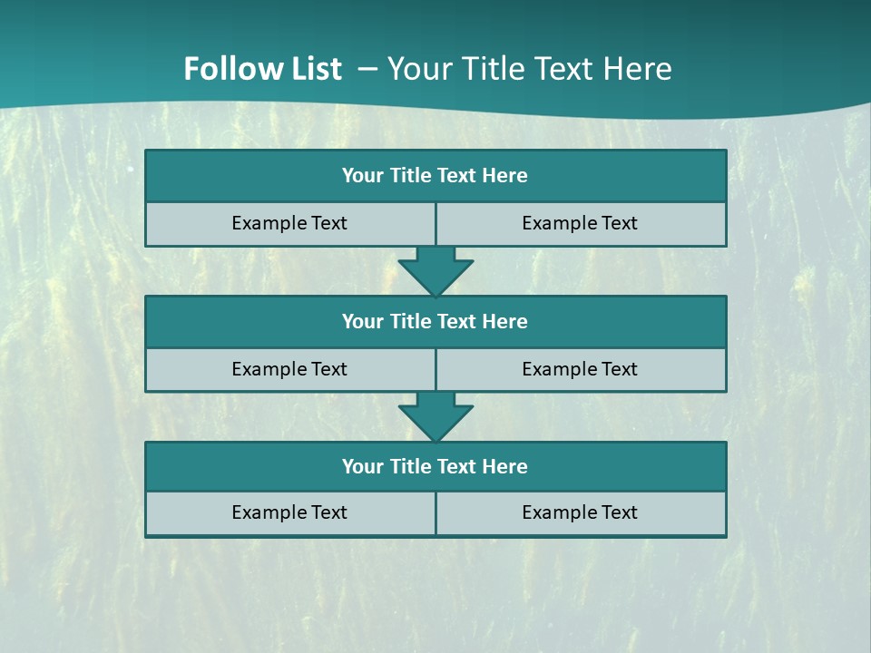 Algae Life Plant PowerPoint Template