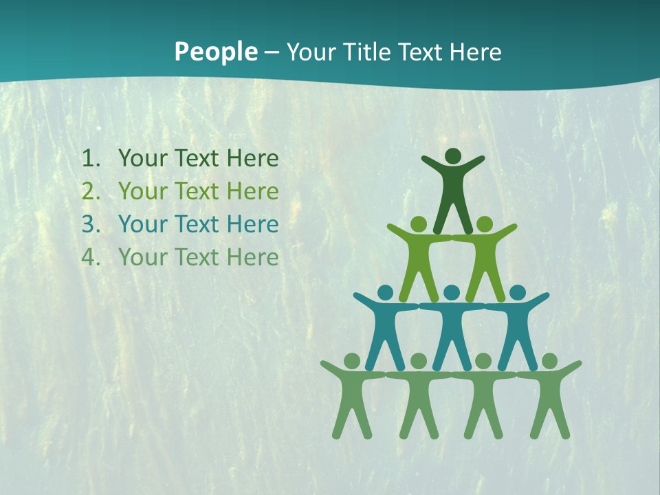 Algae Life Plant PowerPoint Template