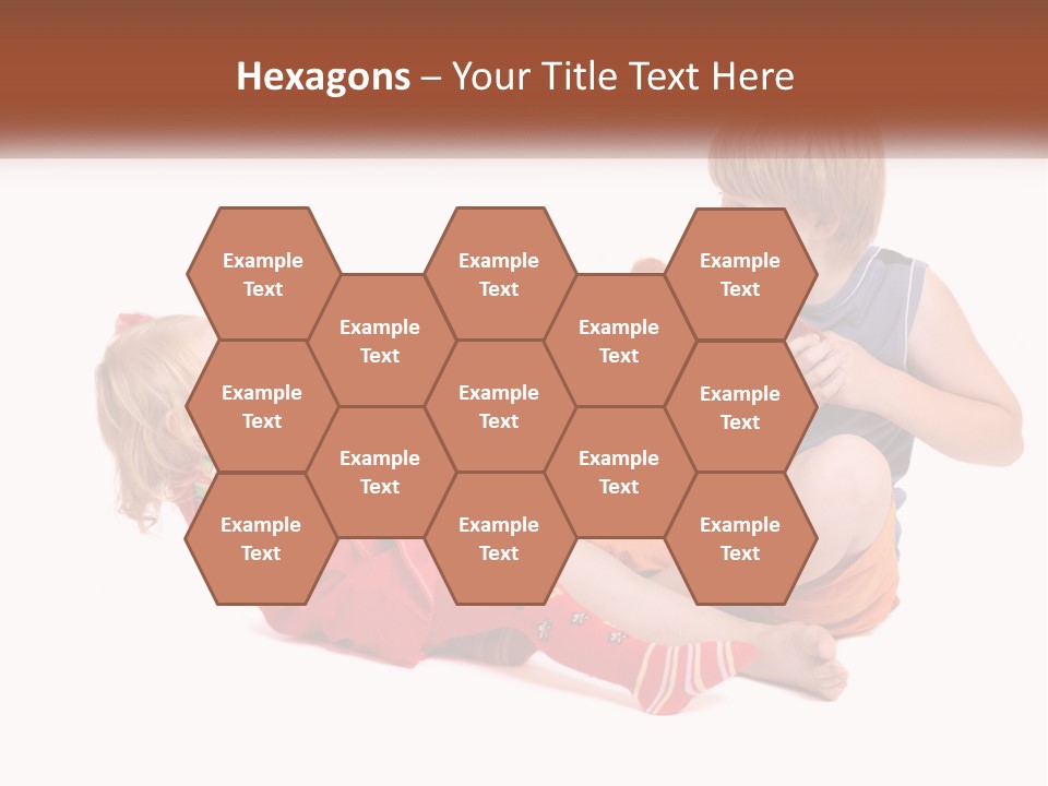 Quarrel Boy White PowerPoint Template