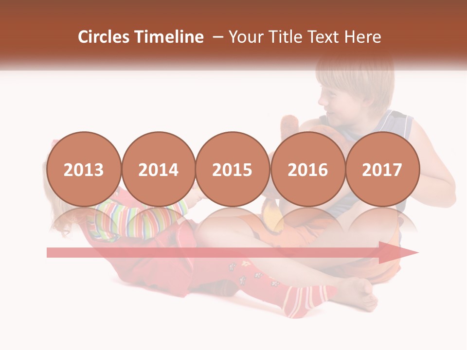 Quarrel Boy White PowerPoint Template