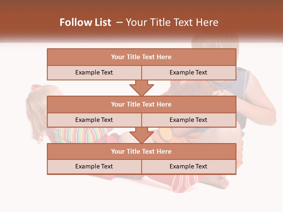 Quarrel Boy White PowerPoint Template