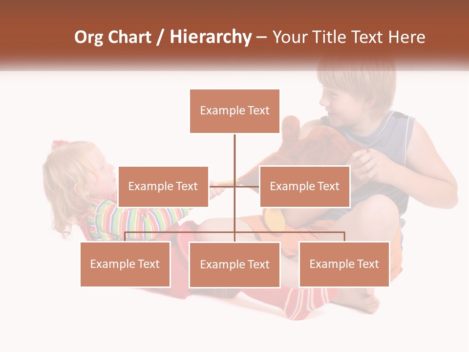Quarrel Boy White PowerPoint Template