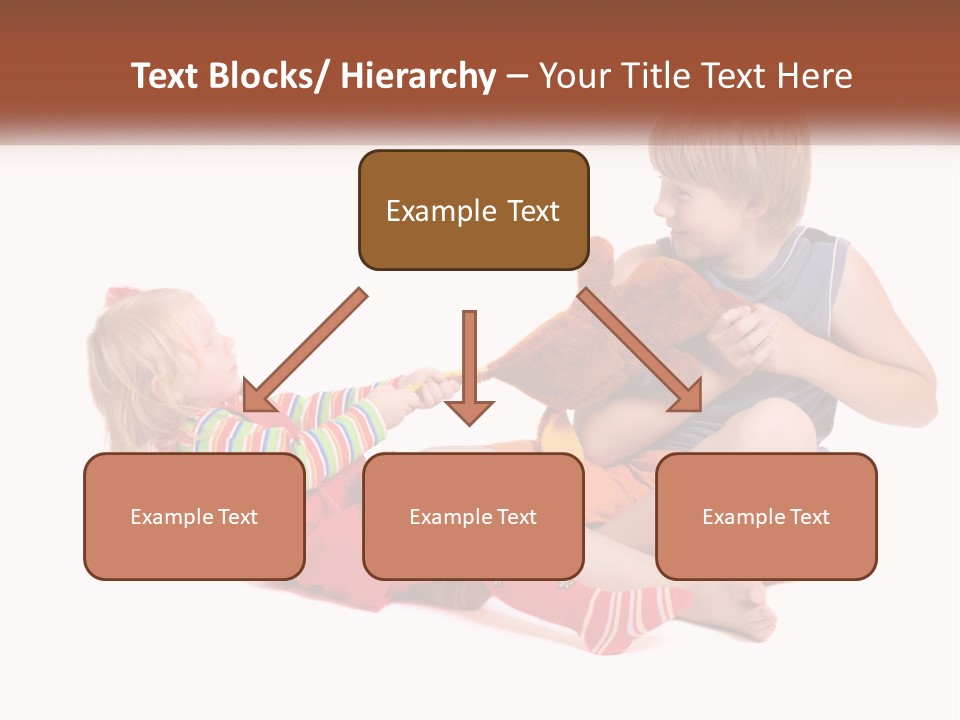 Quarrel Boy White PowerPoint Template