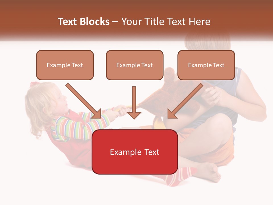 Quarrel Boy White PowerPoint Template