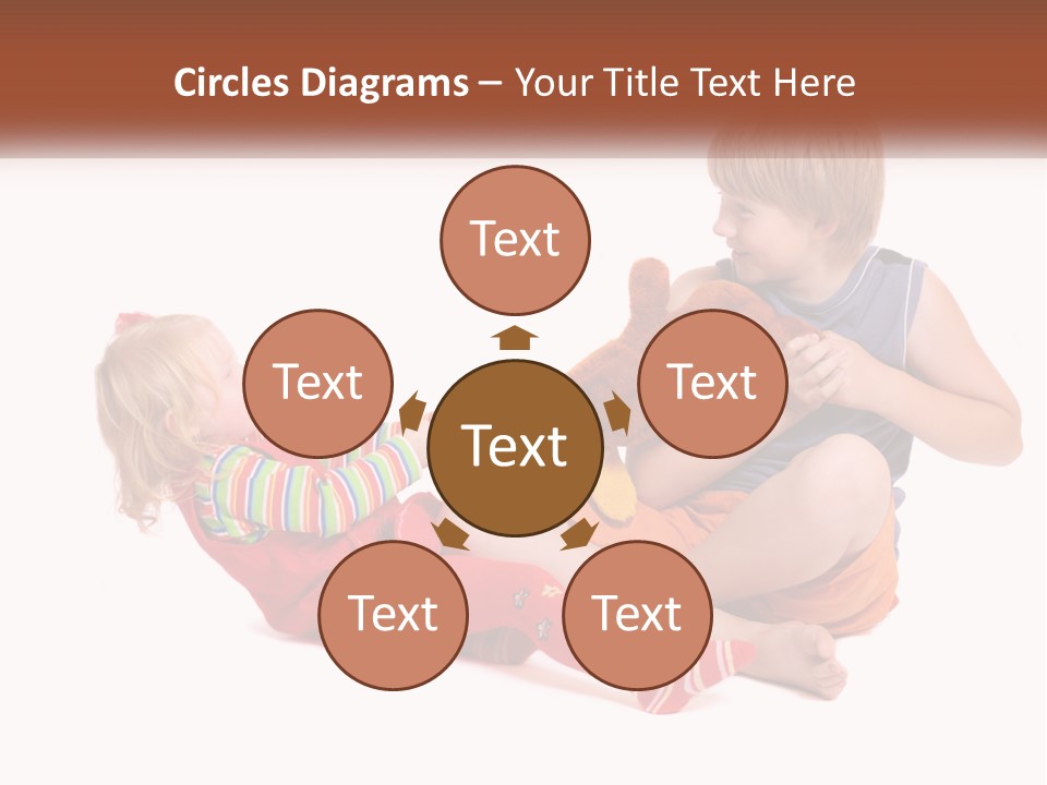 Quarrel Boy White PowerPoint Template