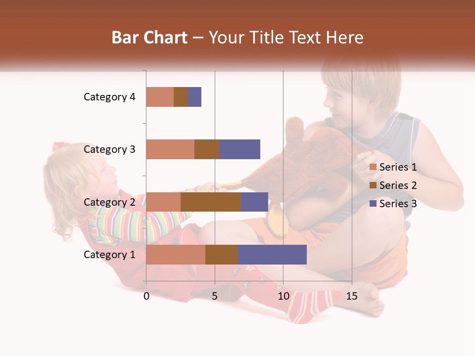 Quarrel Boy White PowerPoint Template