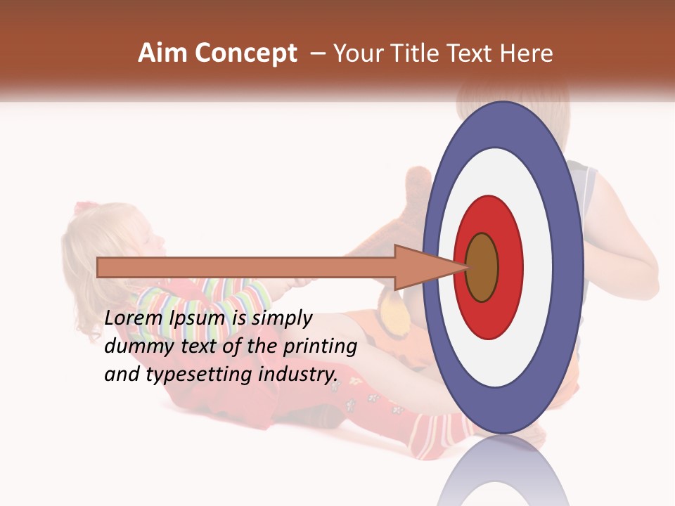 Quarrel Boy White PowerPoint Template