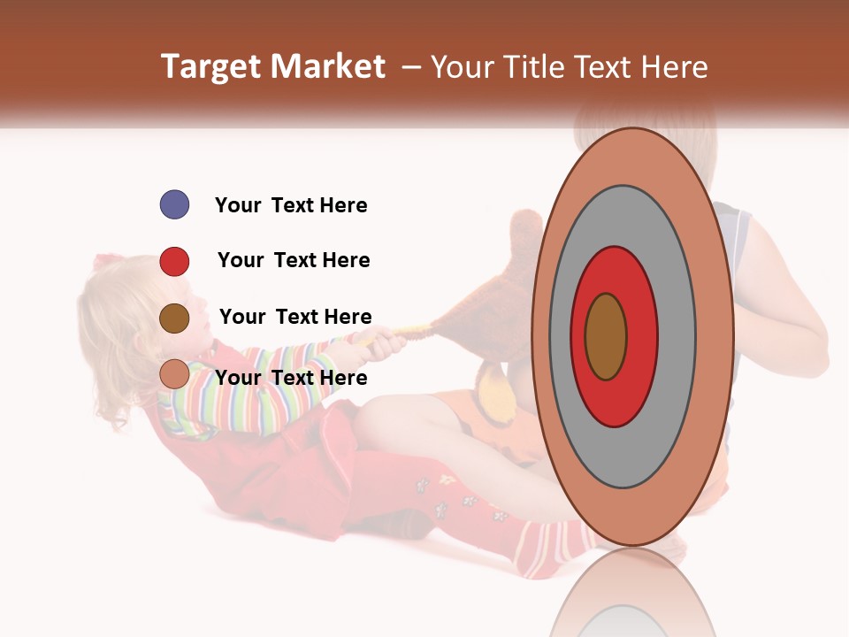 Quarrel Boy White PowerPoint Template