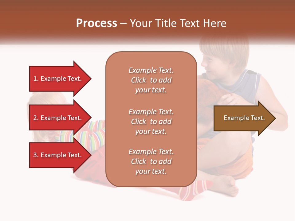 Quarrel Boy White PowerPoint Template