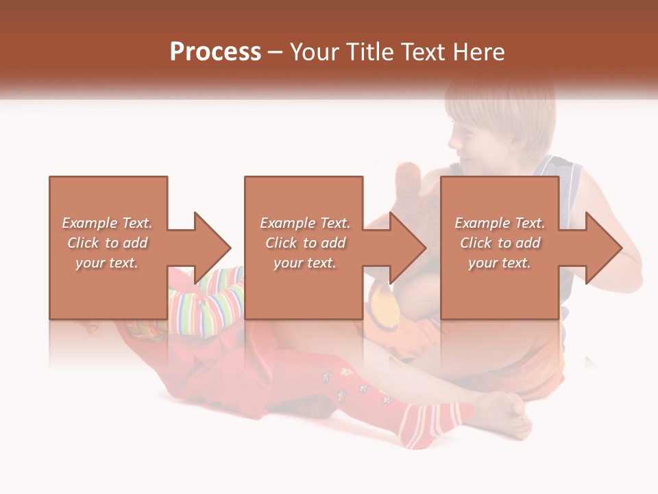 Quarrel Boy White PowerPoint Template