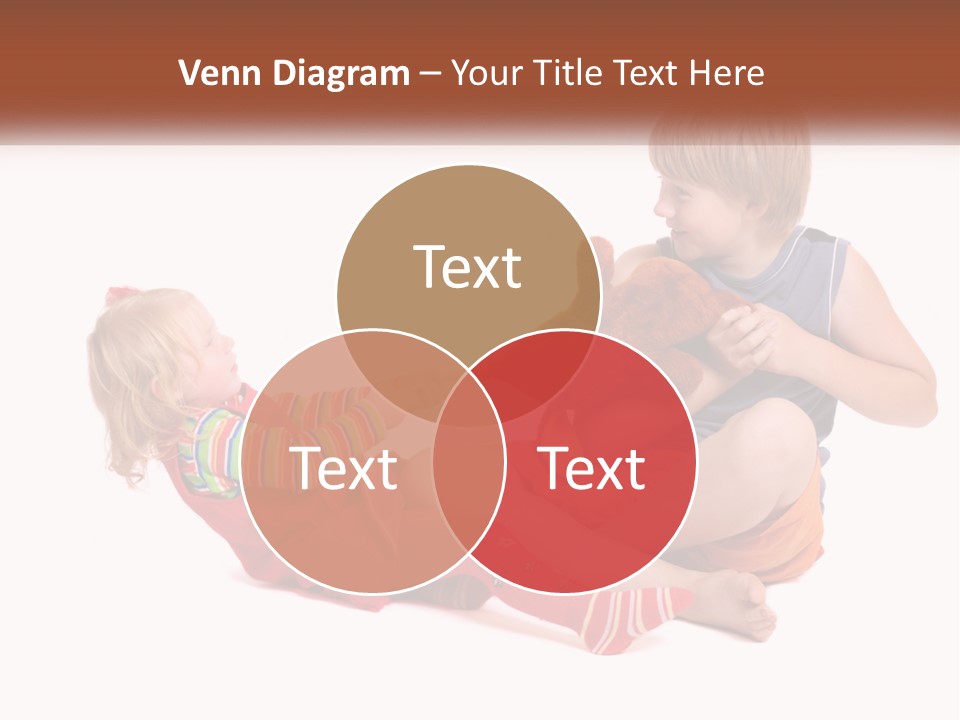 Quarrel Boy White PowerPoint Template