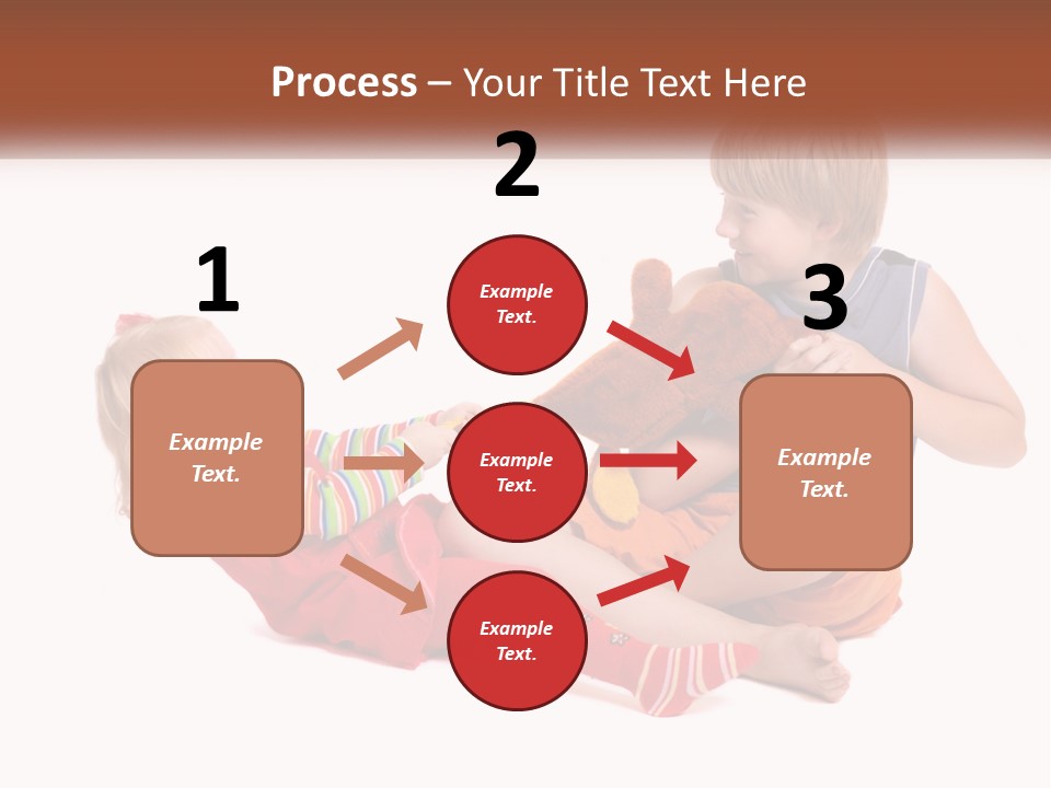 Quarrel Boy White PowerPoint Template
