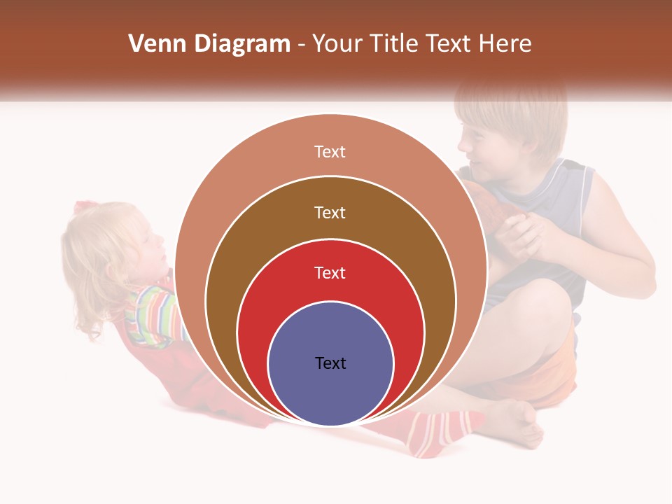 Quarrel Boy White PowerPoint Template