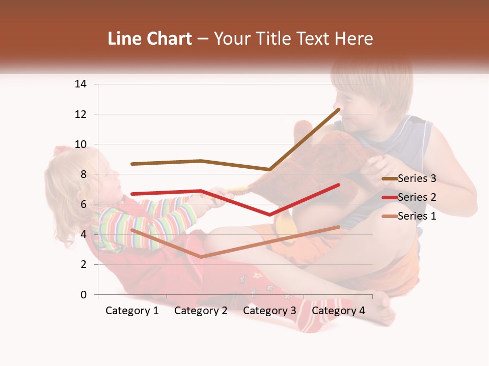 Quarrel Boy White PowerPoint Template