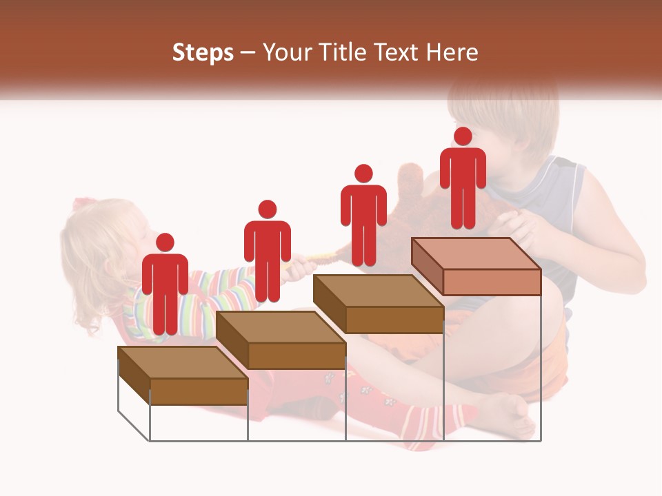 Quarrel Boy White PowerPoint Template