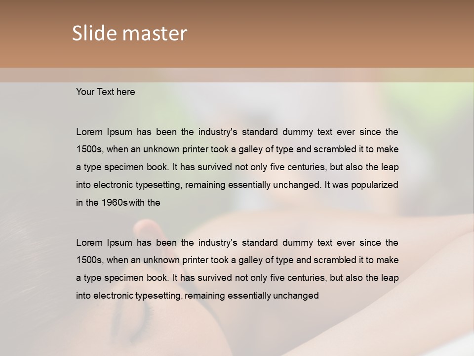 Spa Treatment Plants PowerPoint Template