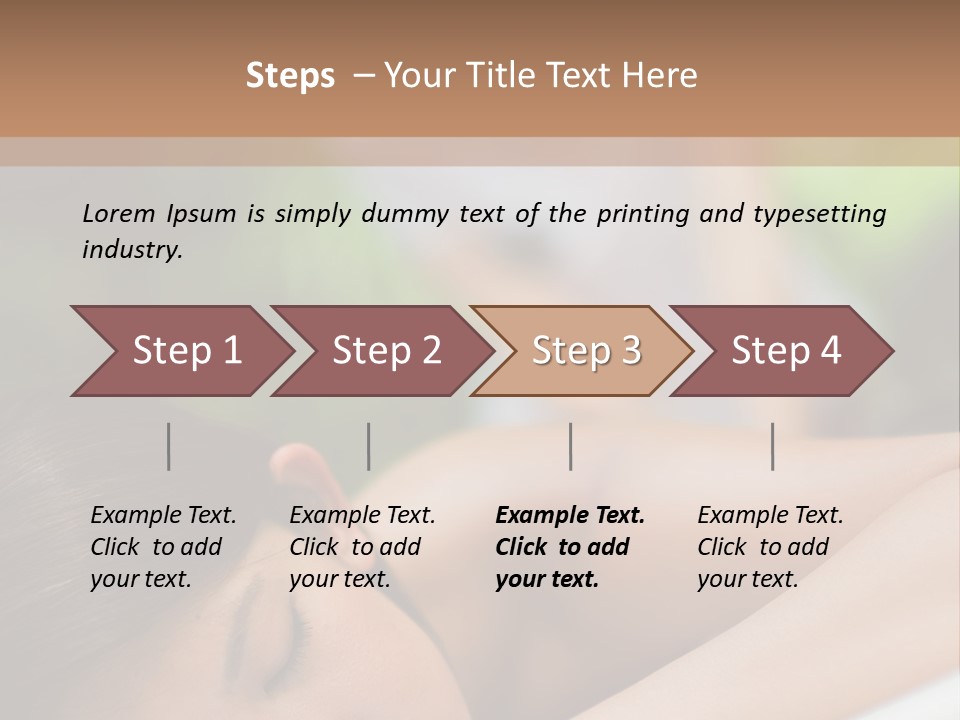 Spa Treatment Plants PowerPoint Template