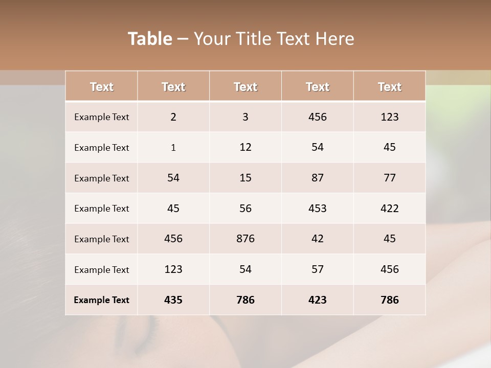 Spa Treatment Plants PowerPoint Template