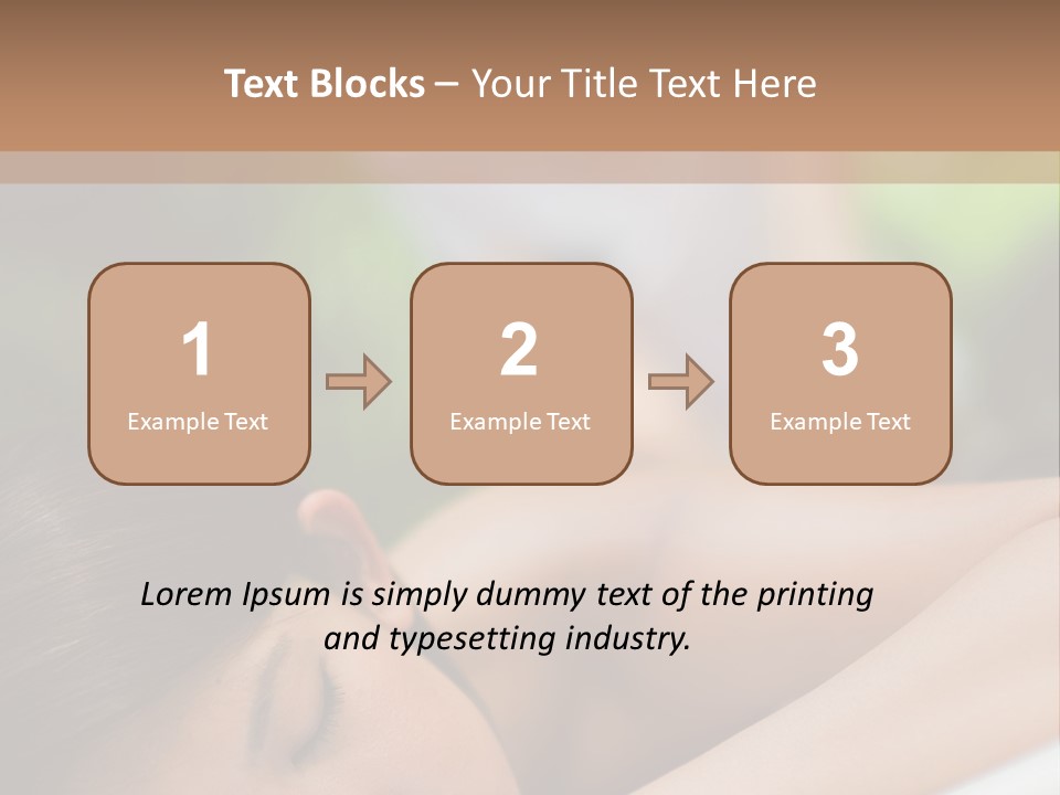 Spa Treatment Plants PowerPoint Template