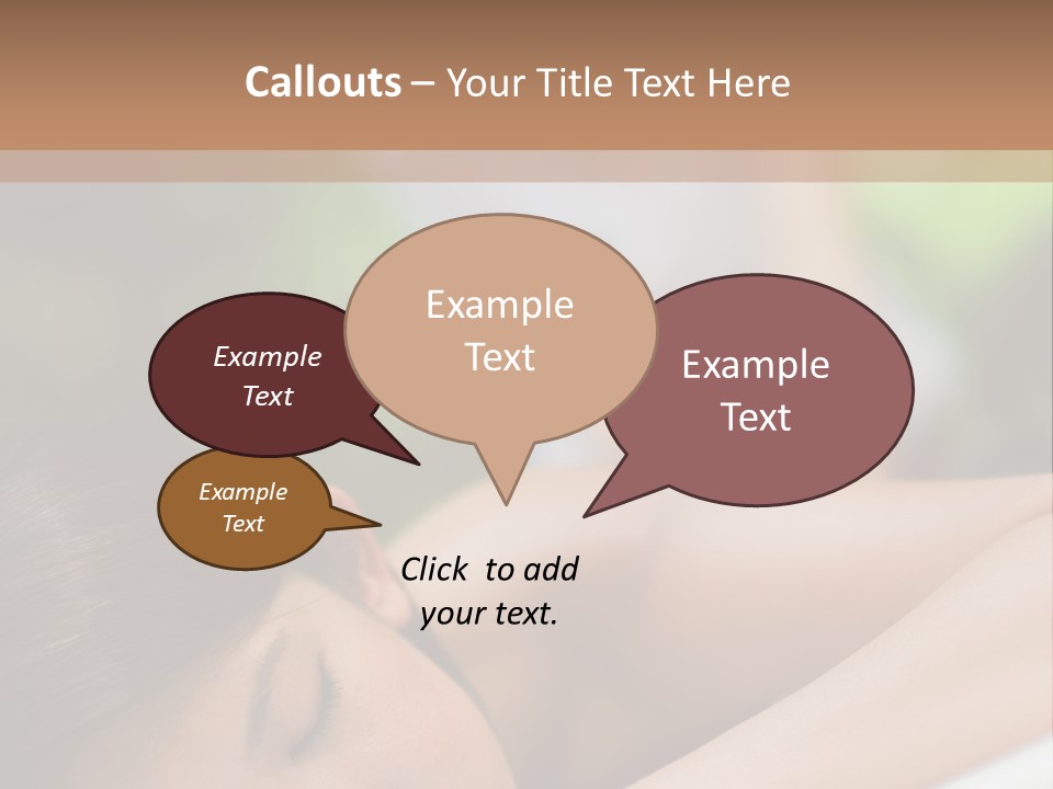 Spa Treatment Plants PowerPoint Template