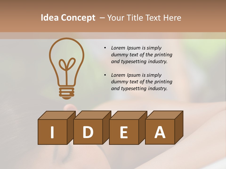 Spa Treatment Plants PowerPoint Template