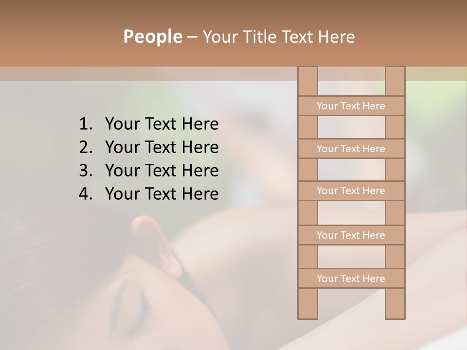 Spa Treatment Plants PowerPoint Template