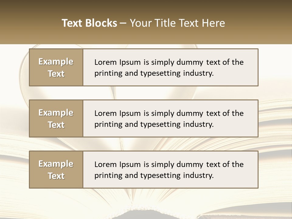 An Open Book With A Heart Shape On Top Of It PowerPoint Template