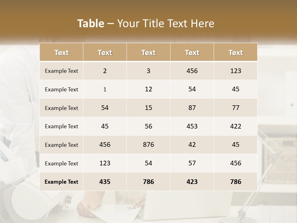 Indoor Technology Businessman PowerPoint Template