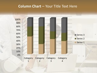 Indoor Technology Businessman PowerPoint Template