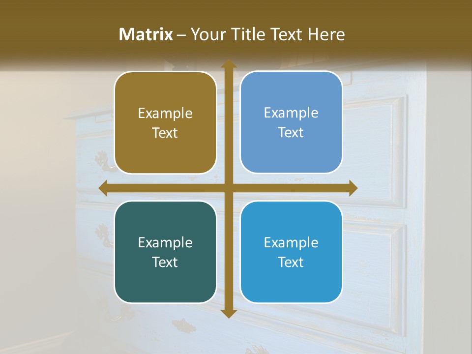 Style Antique Drawer PowerPoint Template