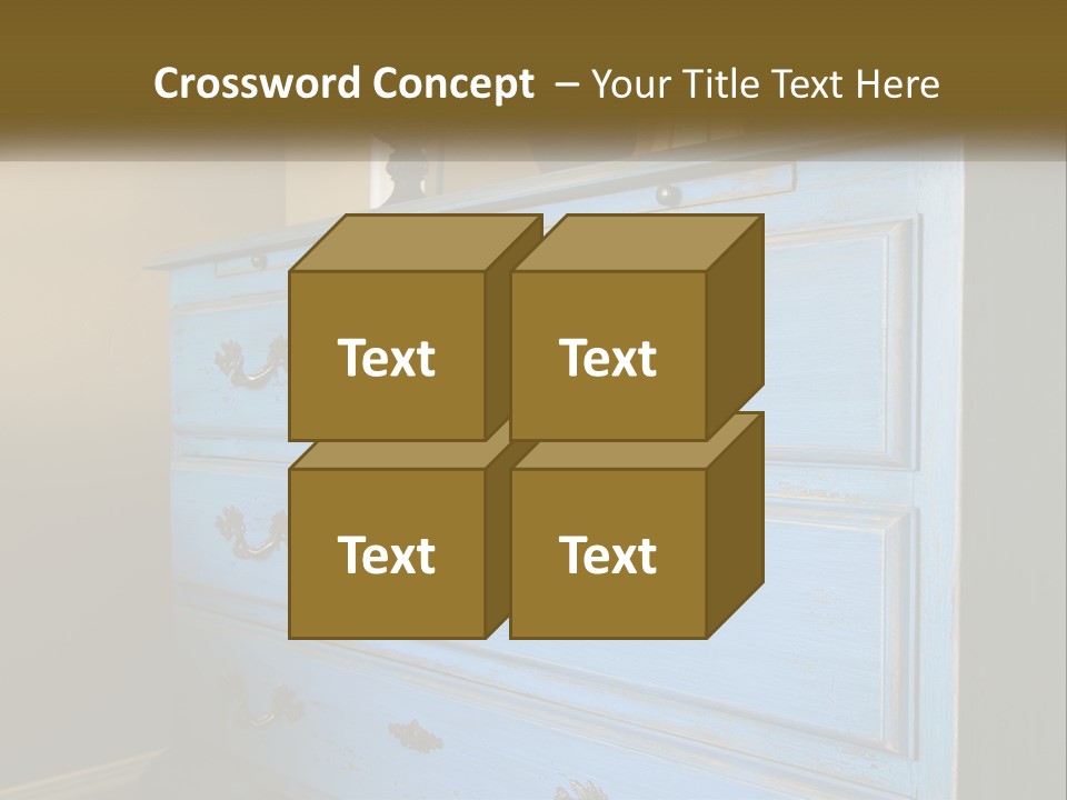 Style Antique Drawer PowerPoint Template