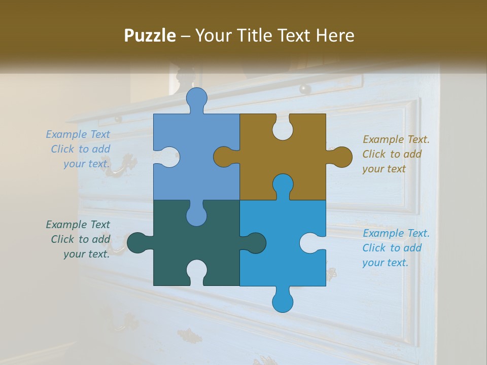 Style Antique Drawer PowerPoint Template