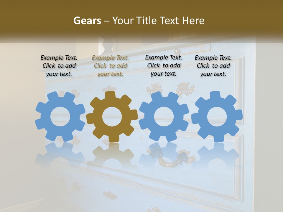 Style Antique Drawer PowerPoint Template