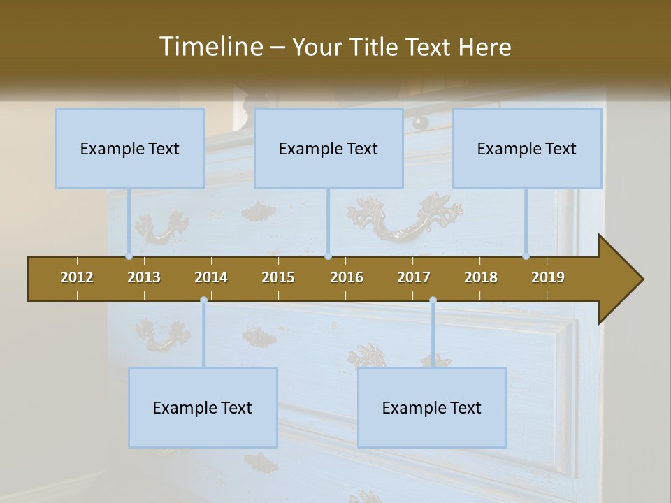 Style Antique Drawer PowerPoint Template