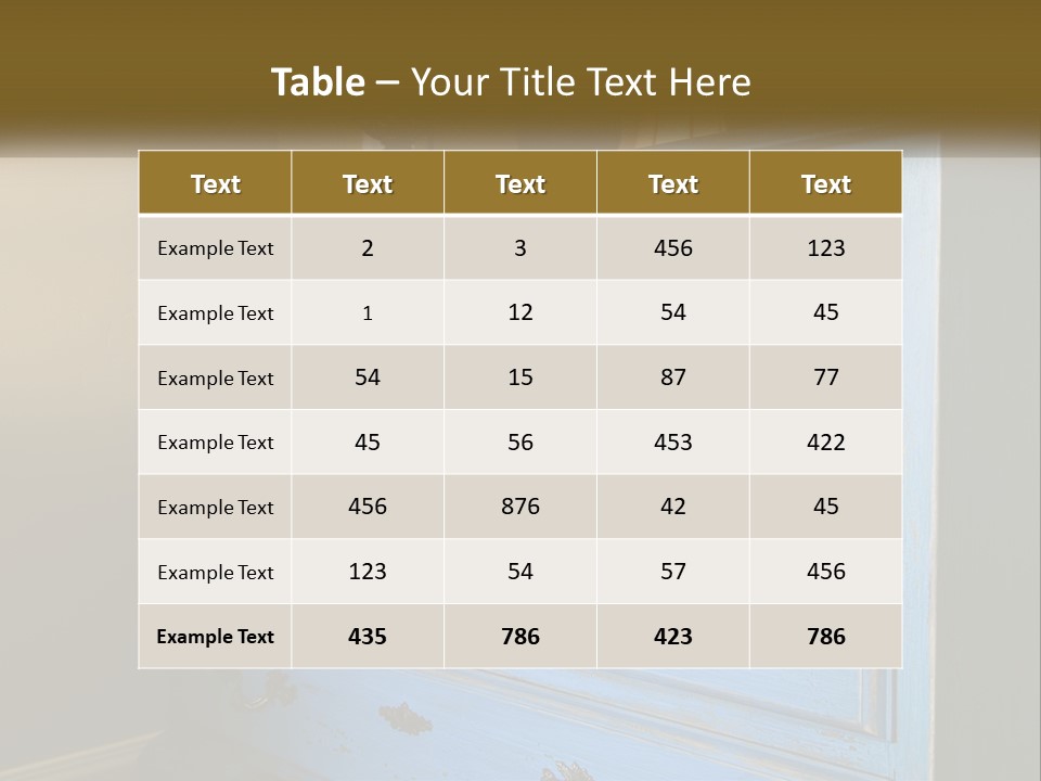 Style Antique Drawer PowerPoint Template