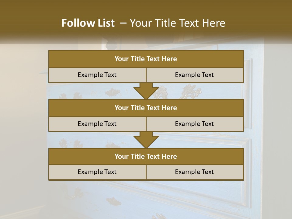 Style Antique Drawer PowerPoint Template