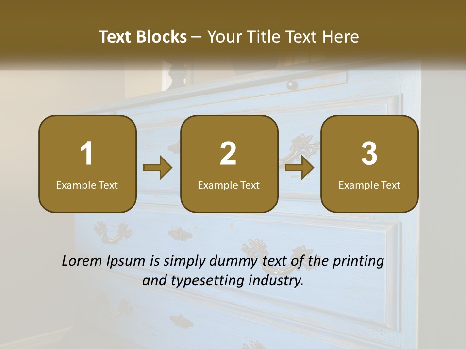 Style Antique Drawer PowerPoint Template
