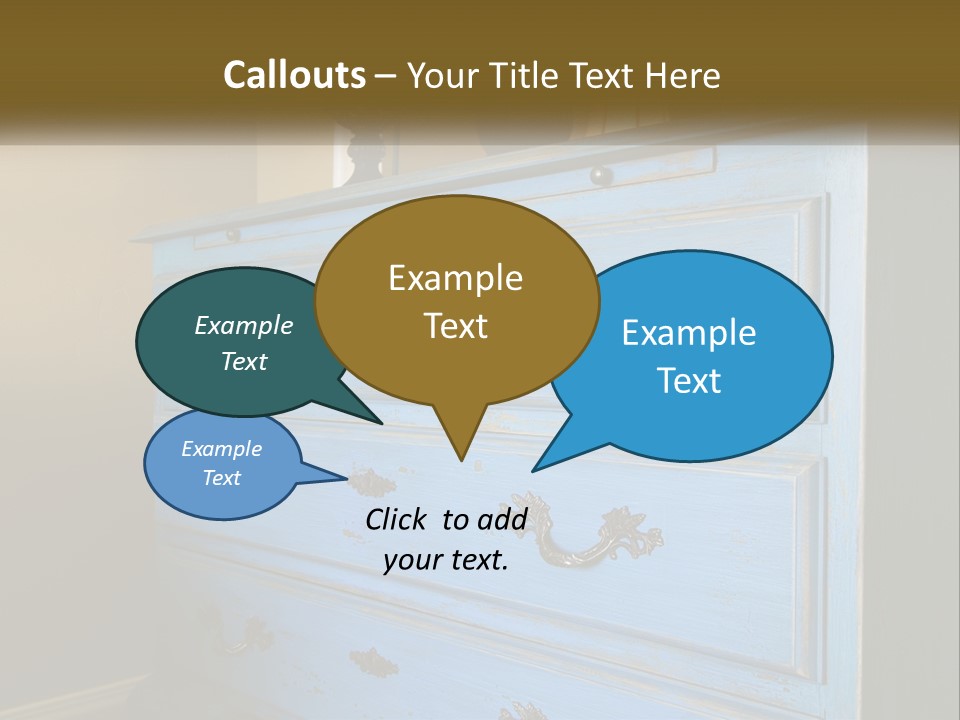 Style Antique Drawer PowerPoint Template