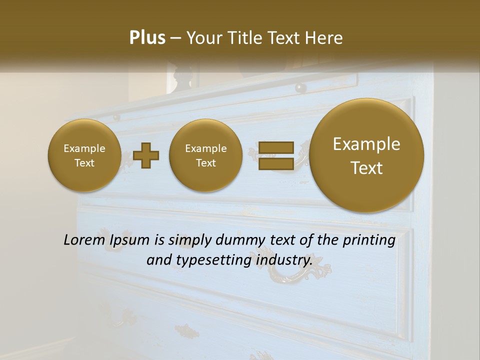 Style Antique Drawer PowerPoint Template