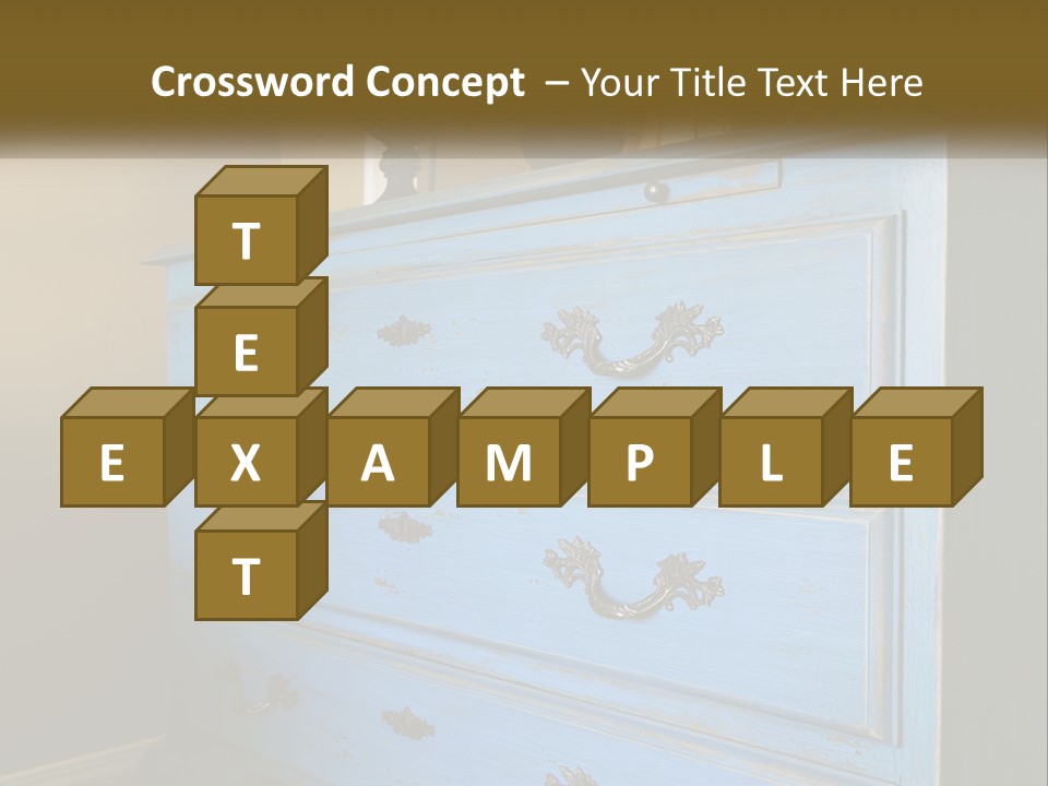 Style Antique Drawer PowerPoint Template