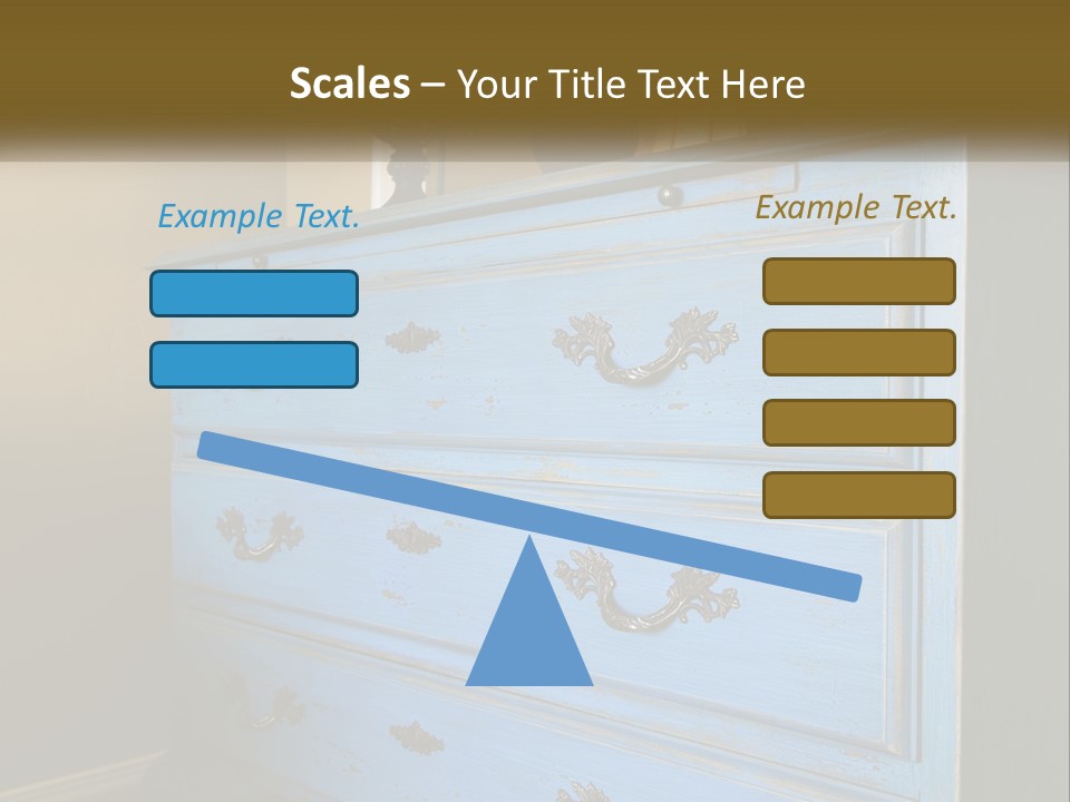 Style Antique Drawer PowerPoint Template
