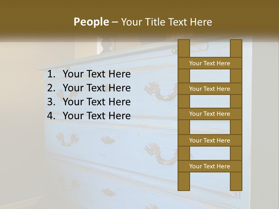 Style Antique Drawer PowerPoint Template
