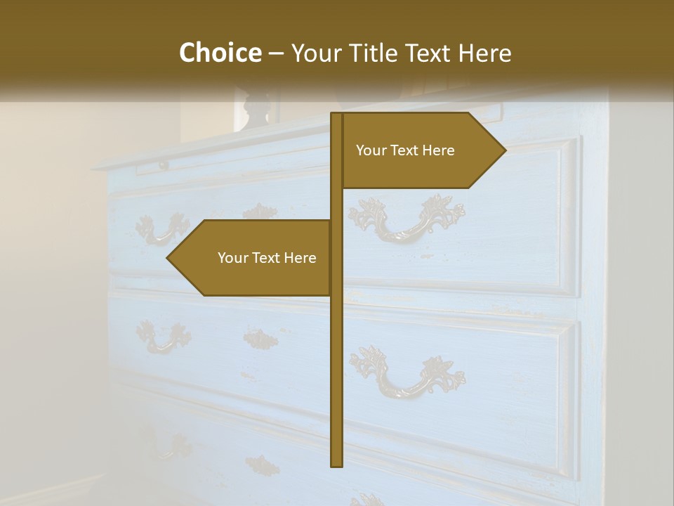 Style Antique Drawer PowerPoint Template
