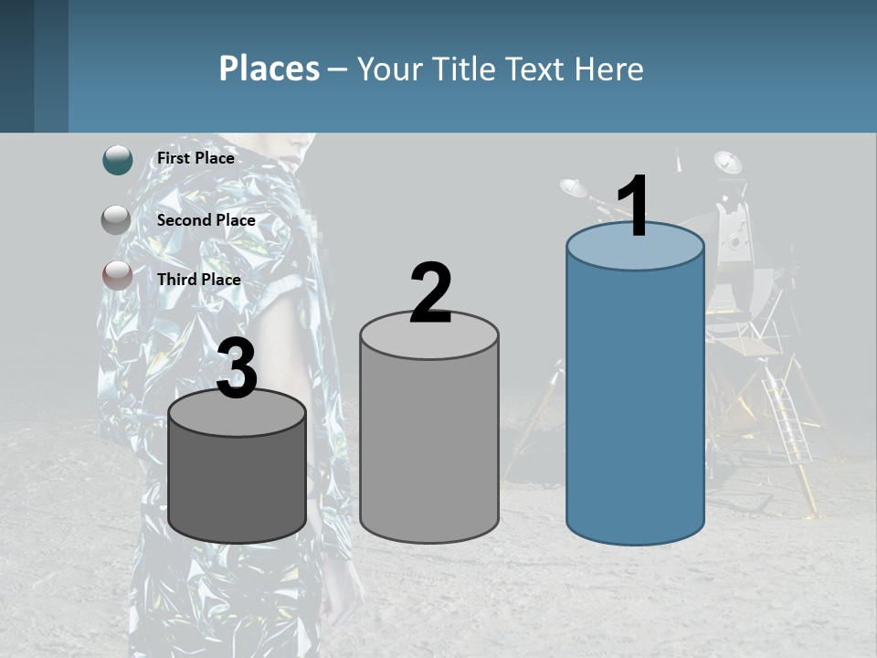 Space Lunar Astrounaut PowerPoint Template