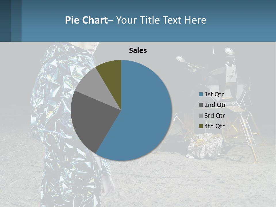 Space Lunar Astrounaut PowerPoint Template