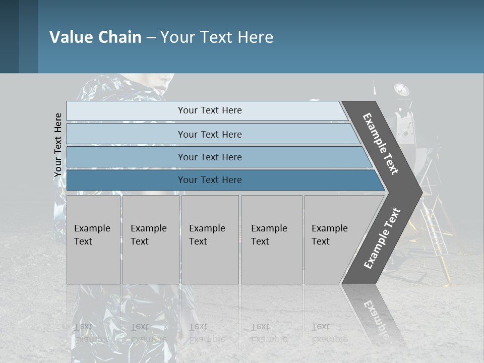Space Lunar Astrounaut PowerPoint Template
