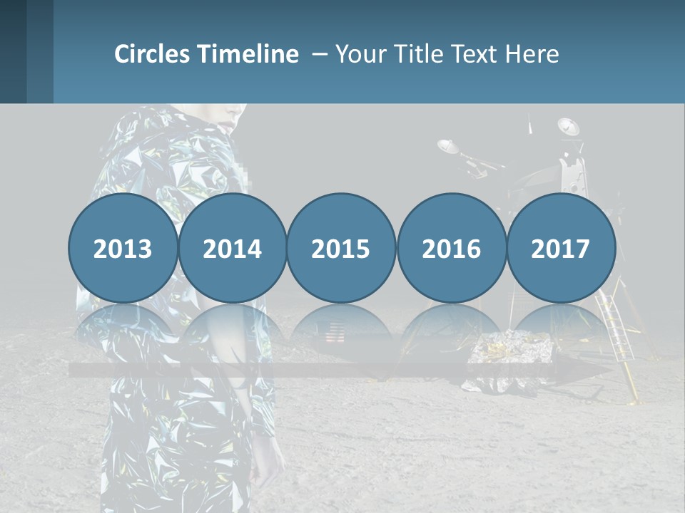 Space Lunar Astrounaut PowerPoint Template